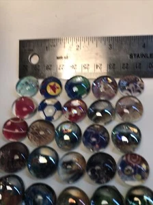 25 Each Craft Supplies Lot Glass Cabochon For Making Jewelry And Other  - Picture 1 of 3