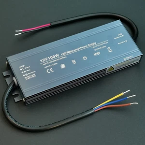 Alimentatore 12V 100W, Trasformatore 220V 12V Impermeabile IP67, Trasformatore 1 - Foto 1 di 12