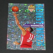 DUANE WASHINGTON SEASON LEADERS LE MANS 1995 BASKETBALL FRANCE PANINI CARD