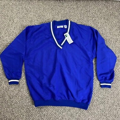 TEE-WEAR for Her Jacket Womens Medium Blue Golf Pullover Windbreaker - Image 1 of 4