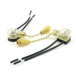Universal Ceiling Fan Wall Light Replacement Pull Chain Cord Switch Control _ha - Picture 1 of 5