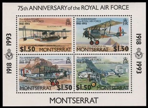 Montserrat 1993 - Mi-Nr. Block 65 ** - Estampillada sin montar o nunca montada - Aviones / Aviones - Imagen 1 de 1