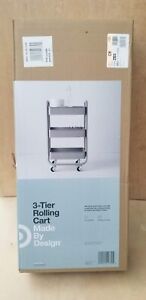 3 Tier Rolling Cart Made By Design NEW