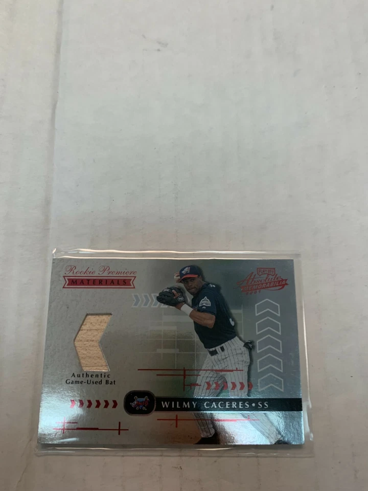 Wilmy Caceres 2001 Absolute Rookie Bat Relic Card #153 Serial #525/700 - Image 1 of 1