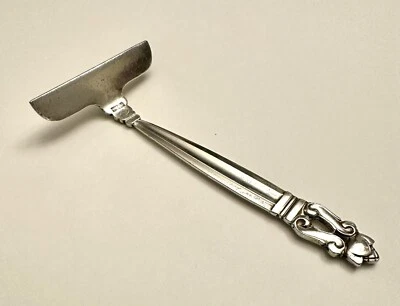 Georg Jensen 婴儿食品推橡子喂食器纯银丹麦丹麦 — 第 1/4 张图片