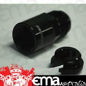 Aeroflow AF808-03BLK Push On Fuel Fitting LS & Lt 3/8 Hose to -8AN Black - Picture 1 of 3