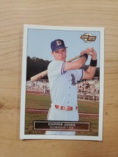 1992 Chipper Jones Fleer Excel Rookie Card Durham Bulls Atlanta Braves #2 RC
