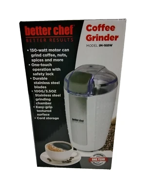 Better Chef Coffee Beam Grinder IM- 168W - Image 1 of 4