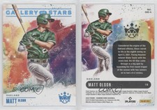 2022 Panini Diamond Kings Gallery of Stars Holo Blue /99 Matt Olson #GS-4