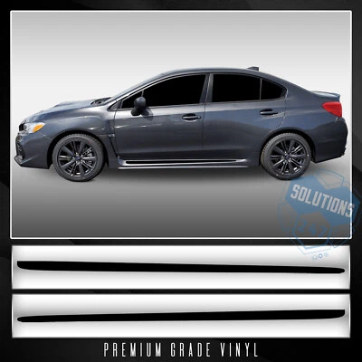 Calcomanías superpuestas rayas faldón lateral puerta Subaru WRX STI 2015-2020 - mate Foto 1 de 4