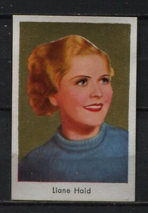 Liane Haid Vintage Movie Trading Cigarette Card Salem 256