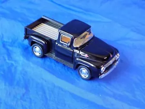 Ford F-100 1956 pick up Kinsmart 1/38 tracción trasera con puertas abiertas y puerta trasera - Imagen 1 de 5