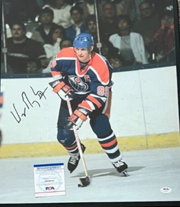 WAYNE GRETZKY SIGNED EDMONTON OILERS 16X20  PHOTO PSA/DNA CERTIFIED - Picture 1 of 1