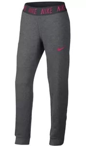 Nike Girls Lightweight Studio Pants Leggings Grey Neon Pink Small 859969 091 $45 - Picture 1 of 1