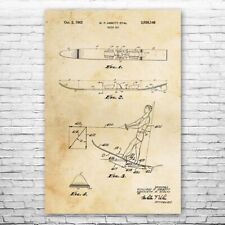Water Ski Patent Poster Print 12 SIZES Skiing Decor Water Skier Gift