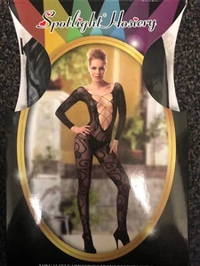 Nueva media delantera entrecruzada Spotlight Hosiery manga larga. Talla única. - Imagen 1 de 4