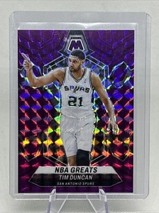 2023-24 Mosaic #291 Tim Duncan /99 Purple Mosaic NBA Greats NBA HOF NM+ - Picture 1 of 3
