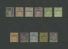 French Offices in Egypt Scott # 1-7 10 F-VF OG Hinged, #8  #9 Used Stamps Cat$63