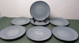 Lot of 7 PFALTZGRAFF BRIA BLUE DINNER PLATES - Picture 1 of 13