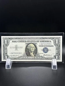 1957-$1 Dollar bill Star Note Uncirculated bill . - Picture 1 of 4