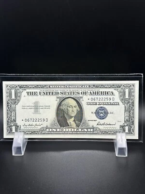 1957-$1 Dollar bill Star Note Uncirculated bill . - Image 1 of 4
