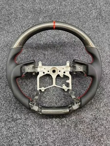 🔥REAL CARBON FIBER STREEING WHEEL FOR TOYOTA 4RUNNER TUNDRA TACOMA 2010-2023 - Picture 1 of 11