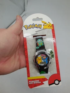 DD6 Pokemon Kids Pikachu Digital LCD Flashing Watch - Picture 1 of 2