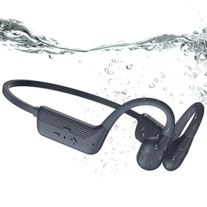 Swimming Headphones, IP68 Waterproof Bone Conduction Headphones with 32GB Mem... - Picture 1 of 8