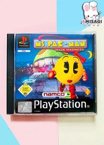 Ms. Pac-Man Maze Madness - PS1 Spiel Sony PlayStation 1 Retro PAL | Zustand Gut - Picture 1 of 4