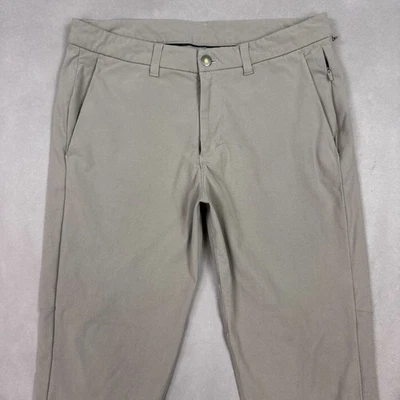 Pantalones Lululemon Para Hombre 33x28 Gris Comisión Delgados Oficina Viaje Trabajo Golf Gama Foto 1 de 4