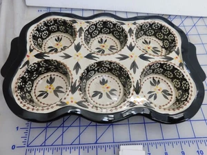 Temp-tations Old World Black Design, Muffinform, 6 Hohlräume, 13x8 - Bild 1 von 9