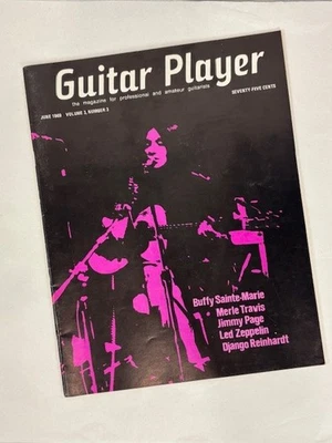 Guitar Player Magazine June 1969 Vol.3 No.3 Jimmy Page Led Zeppelin VG+ / NF - Image 1 of 4