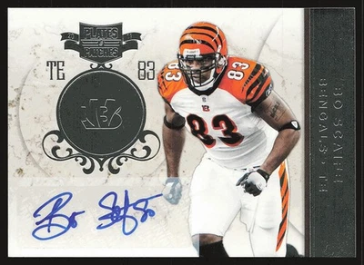 2011 Panini Plates & Patches #93 Bo Scaife Signatures Silver #/25 AU,SN - Image 1 of 2