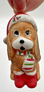 Vintage Christmas Around the World 1988 Puppy Ornament in Original Box NEW - Picture 1 of 5