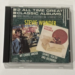 STEVIE WONDER - My Cherie Amour/signiert versiegelt Lieferung 2 klassische Alben auf 1 CD - Bild 1 von 5