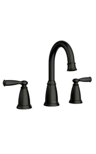 Moen Banbury 84947BL Bathroom Faucet 2-Handle Widespread Matte Black - Bild 1 von 5
