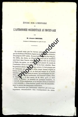 Histoire des sciences: 1879. L'histoire de l'astronomie occidentale au moyen-âge - Photo 1/3