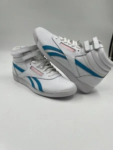 Mujer Reebok F/S Hi Blanco/Rosa/Azul Aqua Talla 8.5 FZ6032 - Imagen 1 de 5