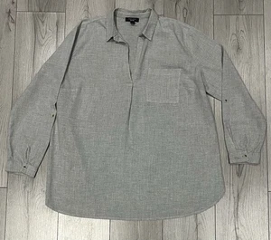 Grey Shirt Smock - New Look Curves - Size 18 - Picture 1 of 5