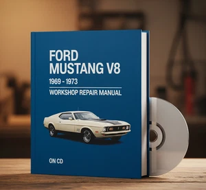 FORD MUSTANG V8 1969 - 1973 Workshop Manual Service Repair on CD. - Picture 1 of 1