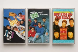 New Kids on the Block Cassette Lot x3 – 80s Pop, Tribute, Christmas - Picture 1 of 2