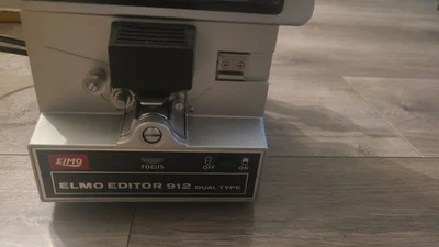 Editor de películas vintage ELMO 912 tipo doble 8 mm SUPER 8 visor/editor enciende LEER Foto 1 de 4