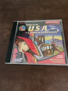 Where in the USA is Carmen Sandiego? (Windows PC MAC, 1999) Computer Game - Picture 1 of 8