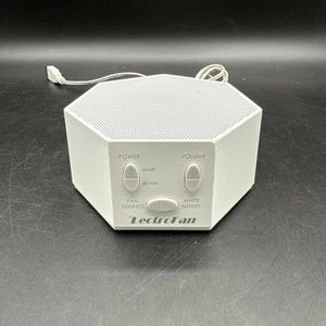 LectroFan EVO ASM1020 Non-Looping Sleep White Noise Sound Machine White - Picture 1 of 9