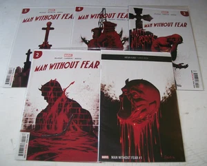 Man Without Fear #1 2 3 4 5 1-5 Main covers Complete series Marvel 2019 - Picture 1 of 6