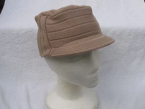 BEIGE~JUSTIN~TAN~LIGHT BEIGE~RASTA~KUFI ~CAP~ Hat WITH VISOR~STYLISH - Picture 1 of 1