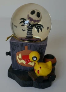 NIGHTMARE BEFORE CHRISTMAS Jack Skellington DISNEY EXCLUSIVE Globe w/ Duck - Picture 1 of 5