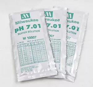pH 7,01 KALIBRIERUNGSPUFFERLÖSUNG (3 Beutel @ 20 ml) - Bild 1 von 1