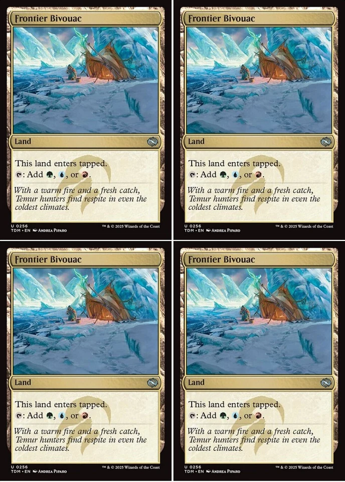 MTG - 4x FRONTIER BIVOUAC - Tarkir Dragonstorm (U) - Image 1 of 1