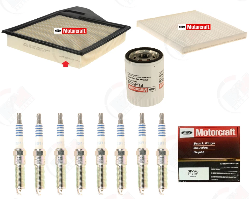 Оригинальный настраиваемый комплект MOTORCRAFT для Ford Mustang 2011-2014 годов выпуска 5,0 л - Изображение 1 из 1
